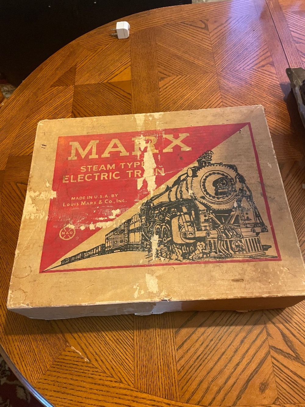 Marx: vintage 1950s electric steam engine set